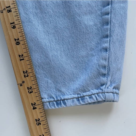 ZARA Women's Light Washed Paperbag Waist Mom Jeans Size 4 - Picture 10 of 10